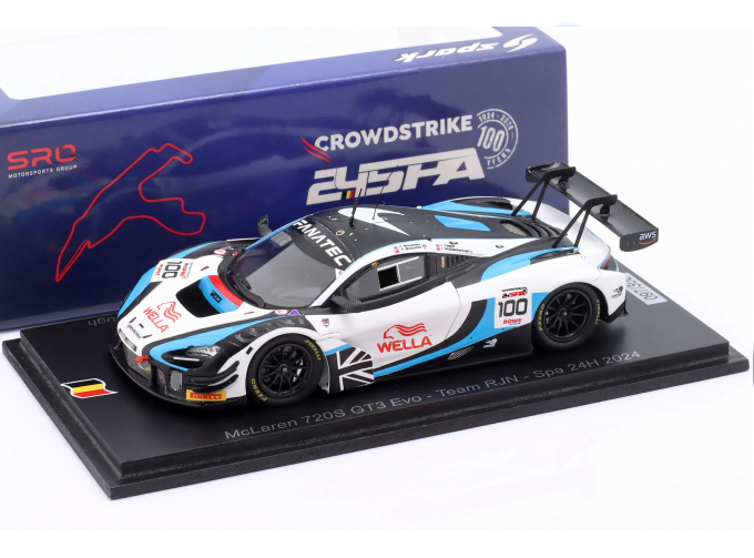 McLAREN 720S GT3 Evo 24h Spa Alex Buncombe, Joshua Caygill, Chris Buncombe, Jann Mardenborough (2024)