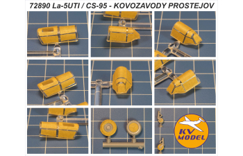 Маска окрасочная Ла-5УТИ / CS-95 (Kovozavody Prostejov #KPM0361, #72362) + маски на диски и колеса
