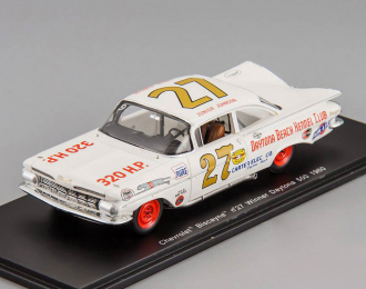 CHEVROLET Impala #27 Победитель Daytona 500 Junior Johnson Nascar (1960), white