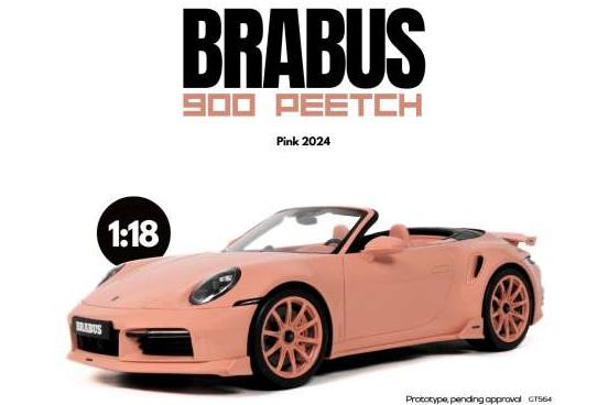 PORSCHE 911 Turbo  Brabus 900 Peetch *Resin serie* (2.24), pink