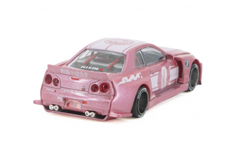 NISSAN Skyline GT-R R34 V1 (1999) Kaido Works, pink