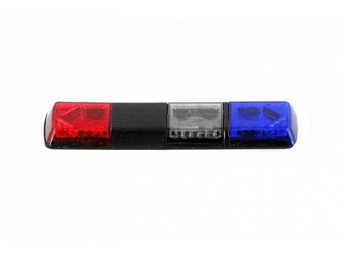 Проблесковый маяк Tesla Holomý VSL 012, красный/прозрачный/синий