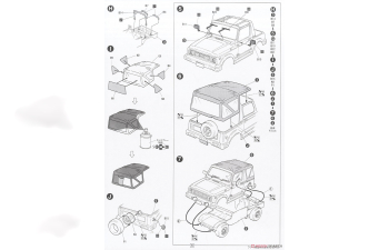 Сборная модель Suzuki Jimny (Samurai) 1300 Special #70 1986