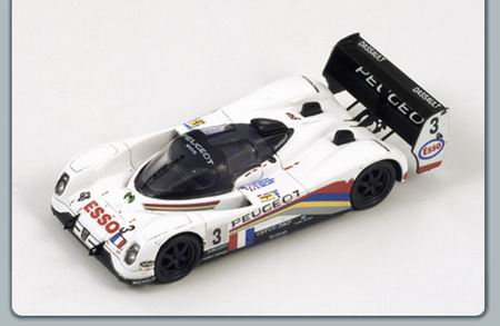 PEUGEOT 905 №3 Winner Le Mans (E.Helary - C.Bouchut - G.Brabham) 1993, white