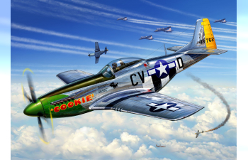 Сборная модель Американский истребитель North American P-51D Mustang