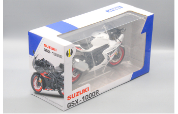 SUZUKI GSX 1000R, белый, 22 см