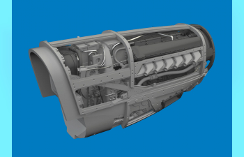 Сборная модель двигатель P-51D