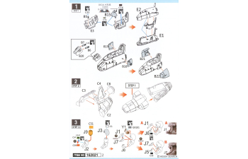 Сборная модель U.S AIR Force Fighter Compact Series:F-20A Tigershark Model Kit