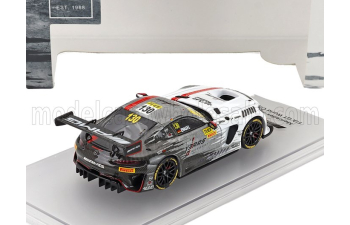 MERCEDES BENZ Amg Gt3 Evo 6.2l V8 Team Gmr №130 Winner Fia Gt World Cup Macau (2024) Maro Engel, White Grey Black