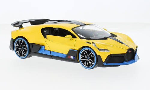 BUGATTI Divo (2024), yellow / light blue