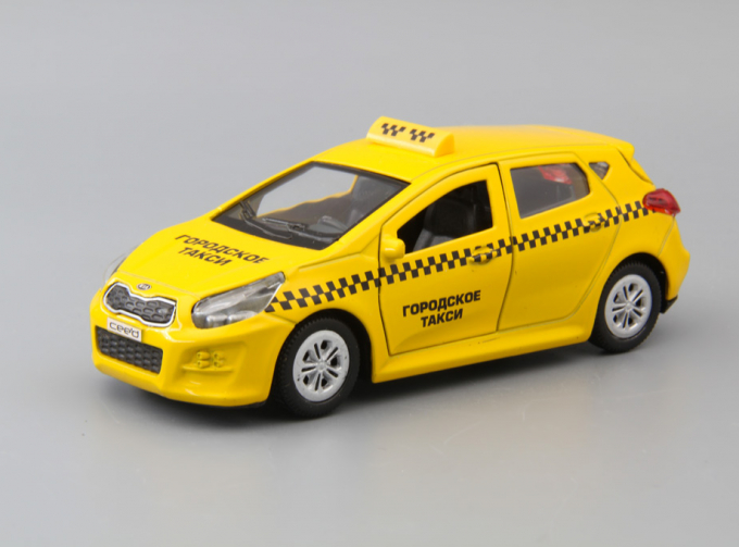 KIA Ceed Такси, yellow