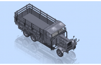 Сборная модель Henschel 33D1, Германский армейский грузовой автомобиль IIMB