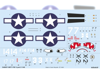 Декаль для F6F-3 part 2