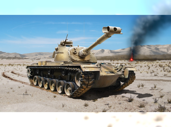 Сборная модель Средний танк M48A2C