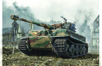 Сборная модель TANK Pz. Kpfw. Vi Tiger I Ausf. E Military 1945