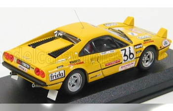 FERRARI 308 Gtb Gr.2 N 36 Rally Monza 1983 Facetti - Artioli, Yellow