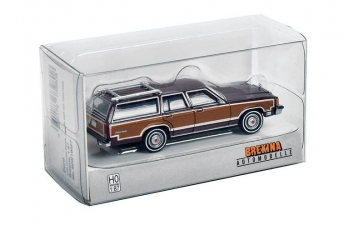 FORD LTD Country Squire (1979), dark red / wood decor