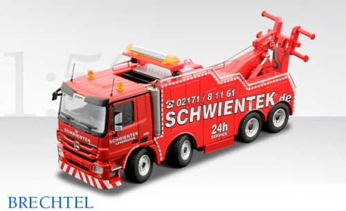 MERCEDES-BENZ Actros Bergungsfahrzeug für LKW 4-achs Brechtel, 1:50