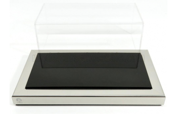 VETRINA DISPLAY BOX Dieppe Base Nera - Black Base - Lungh.lenght Cm 23 X Largh.width Cm 12 X Alt.height Cm 8.5 (altezza Interna 8.0 Cm ), Black - Plastic Display