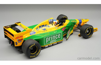 BENETTON F1 B193B TEAM BENETTON FORD №5 Hungarian GP (with pilot figure) Michael Schumacher (1993)