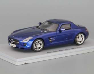 MERCEDES-BENZ SLS AMG 2009, blue