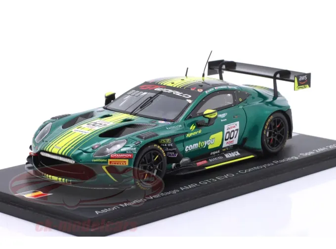 ASTON MARTIN Vantage AMR GT3 Evo №007 Comtoyou Racing 24h Spa Marco Sørensen, Nicki Thiim, Mattia Drudi
