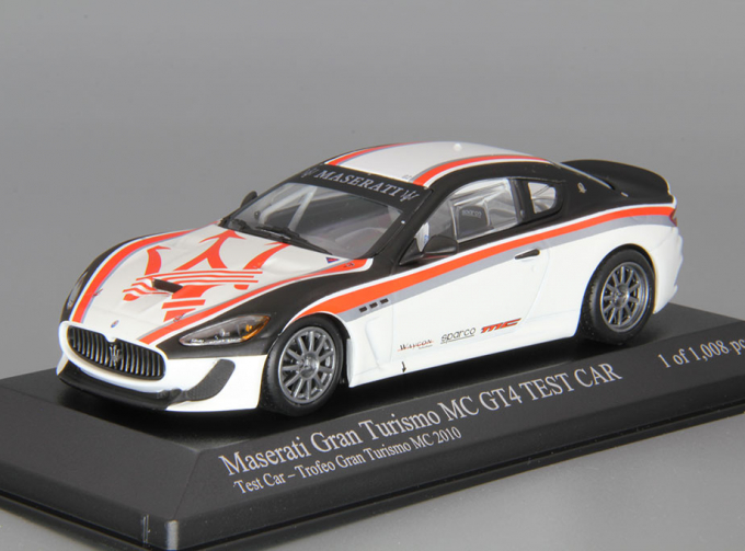 MASERATI GranTurismo MC GT4 Test Car Trofeo Granturismo MC (2010), white / black