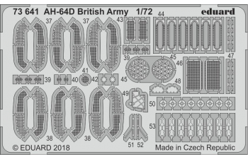 Фототравление для AH-64D British Army