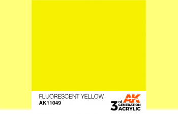 Краска акриловая 3rd Generation Fluorescent Yellow 17ml