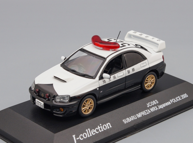 SUBARU Impreza WRX STI Japanese Police 2005, white / black