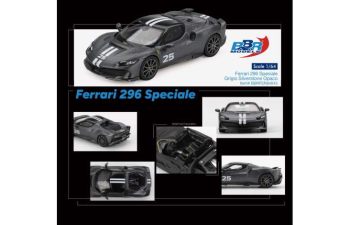 FERRARI 296 Speciale, Grigio Silverstone Opaco (2025)