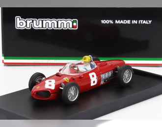 FERRARI F1 156 №8 Italy Monza Gp (1961) Ricardo Rodriguez - With Driver Figure, Red