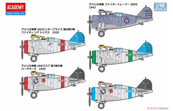 Сборная модель US Navy Fighter F3F-2