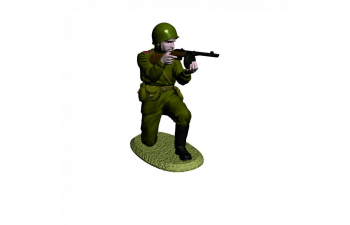 Сборная модель Советский пехотный взвод. Курск (1943)