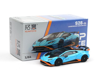 LAMBORGHINI Huracan STO, blue / orange
