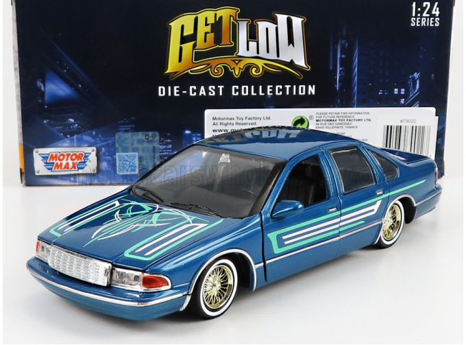 CHEVROLET Caprice Lowrider Custom (1993), Blue Green