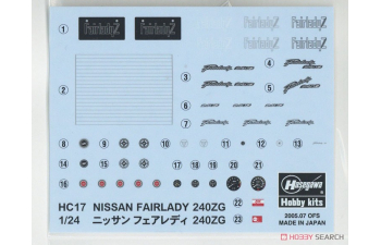 Сборная модель Nissan Fairlady 240Z "Custom Version"