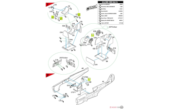 Сборная модель P-40F/L Warhawk 'Desert Hawks With Merlin'