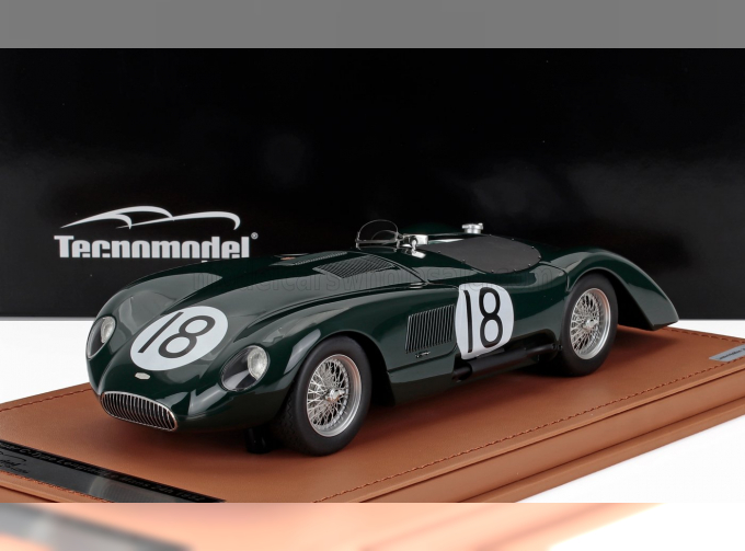 JAGUAR C-type 3.5l S6 Longtail Spider Team Jaguar Cars Ltd. №18 24h Le Mans (1952) Tony Rolt - Duncan Hamilton, British Racing Green