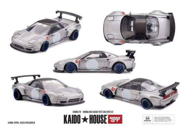 HONDA NSX Kaido Test Car Spec V2 (1990), silver