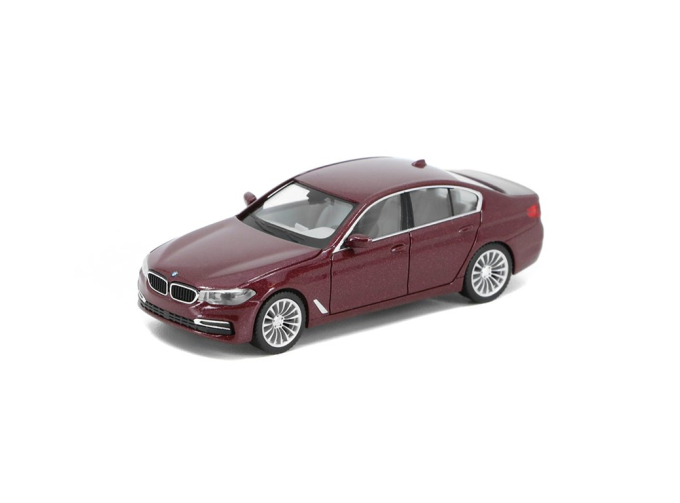 BMW 5er Limo, dark red