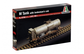 Сборная модель Железнодорожная цистерна M TANK with brakeman’s cab