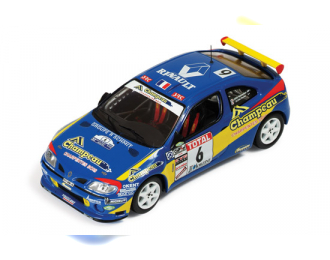 RENAULT Megane Kit Car #6 S.Loeb - D.Elena Rally Mont-Blanc (2000), blue
