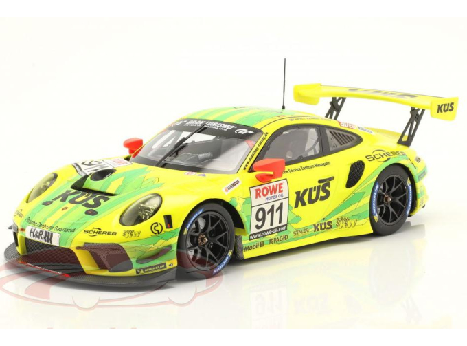 PORSCHE 911 (991 II) GT3 R #911 "Grello" Manthey-Racing VLN Nurburgring Matt Campbell, Lars Kern, Mathieu Jaminet, Julien Anlauer (2020)