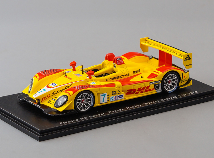 Porsche RS Spyder #7 Penske Racing Winner Sebring 12H 2008 R. Dumas - T. Bernhard - E. Collard