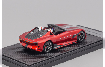 MG Cyberster Concept Car 2023, red metallic