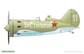 Сборная модель Советский истребитель И-16 Тип 24