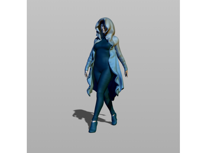 Фигура По Бродвею, окрашенная