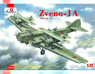 Сборная модель Советский авиационный комплекс Звено-1А. (ТБ-1 +2 И-5)