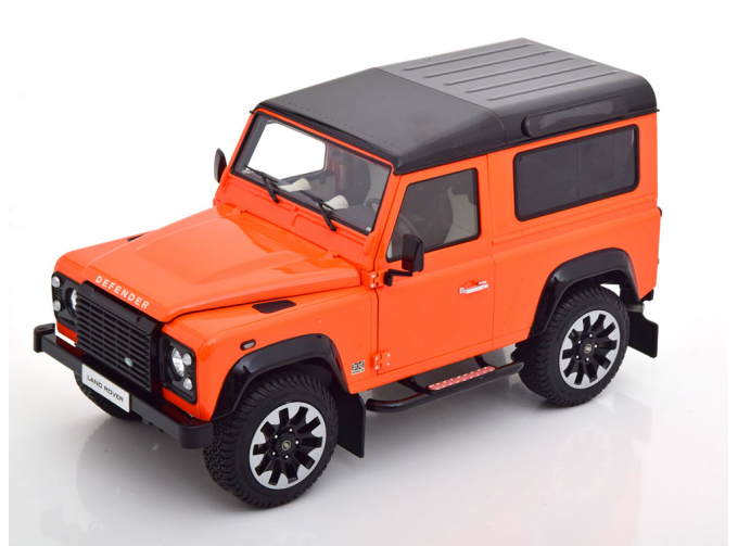 LAND ROVER Defender 90 Works V8 (2018), orange/schwarz